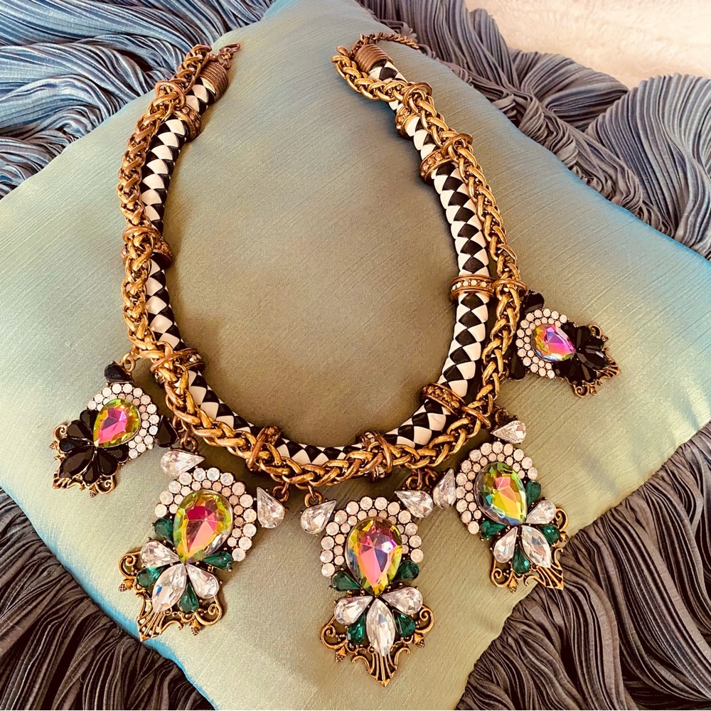 🌹HP🌹ASOS Rhinestone Statement Necklace - Picture 13 of 16
